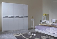 Non Toxic Material Modern Bedroom Furniture / Nordic Style Bedroom Furniture Wardrobe