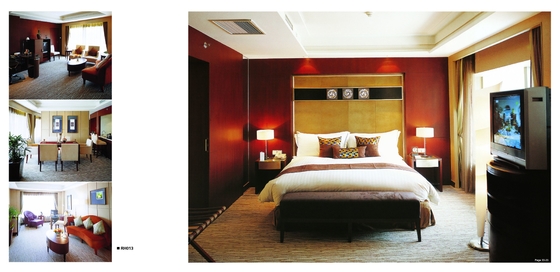 Ergonomische Hotel-Schlafzimmer-Luxusmöbel stellen das glattes Ölgemälde/Pulver beschichtet ein