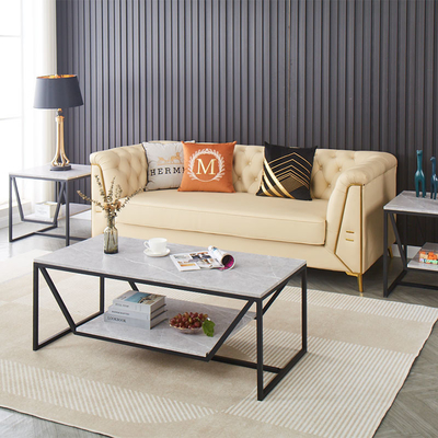 Soem entwarf eben Luxusedelstahl-Couchtisch-Wohnzimmer-Möbel